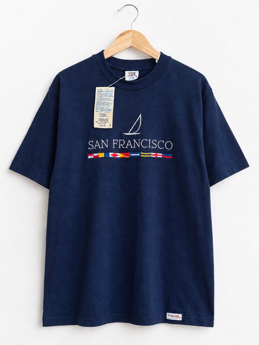 Vintage Crazy Shirts Hawaii San Francisco Tee Single Stitch USA NWT Large